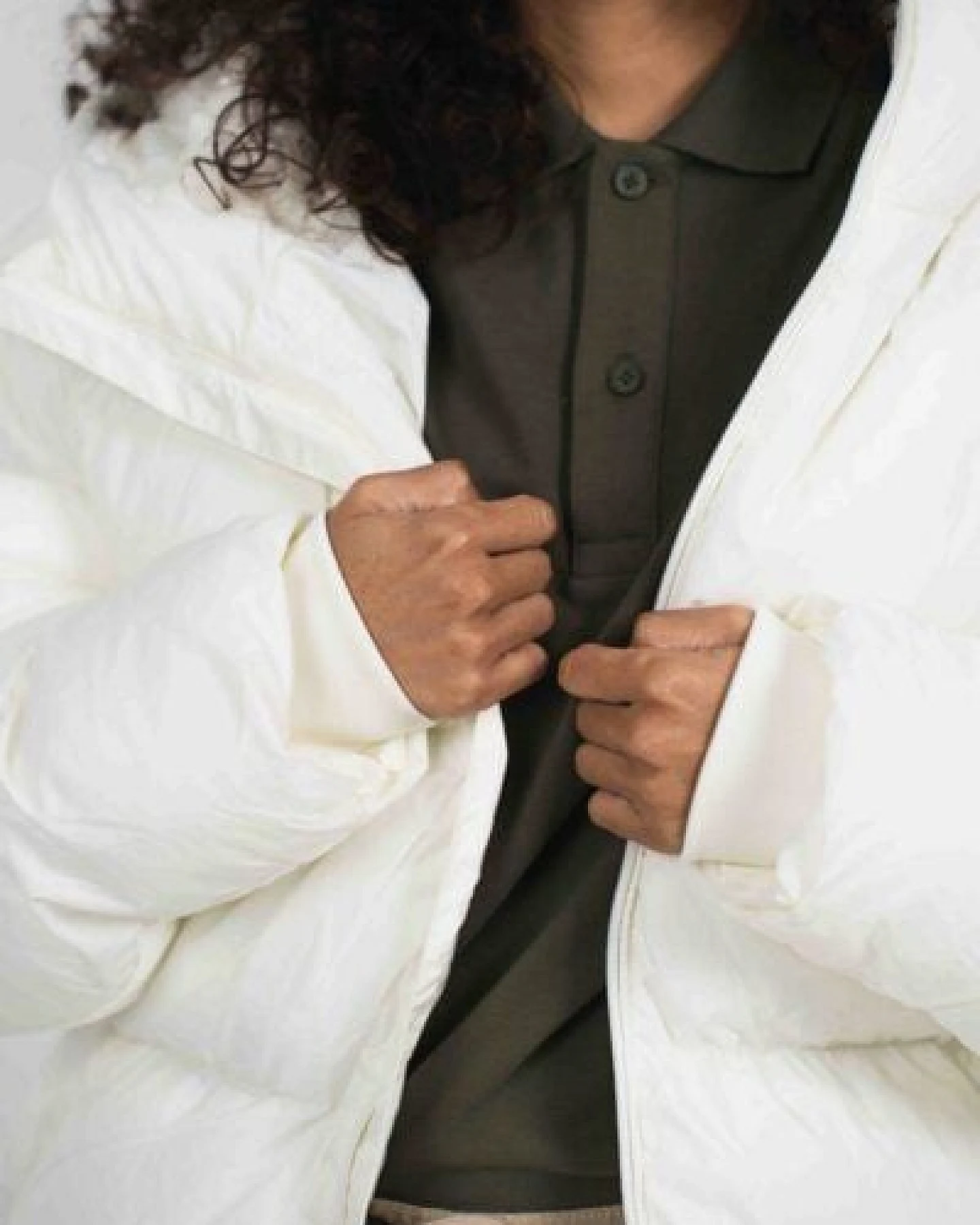 Greener Recycelter gesteppter Anorak mit Kapuze Pumila – Ansicht 3