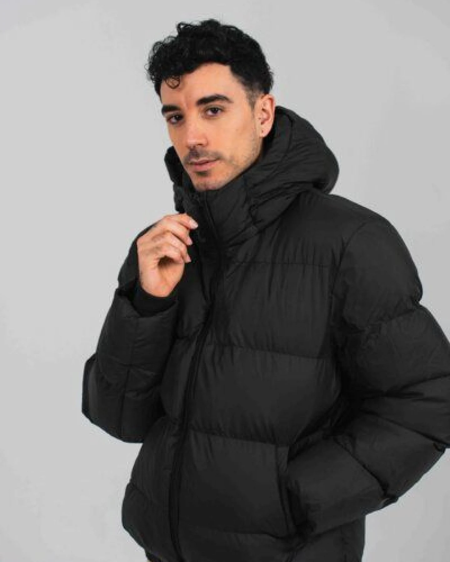 Greener Recycelter gesteppter Anorak mit Kapuze Pumila – Ansicht 3