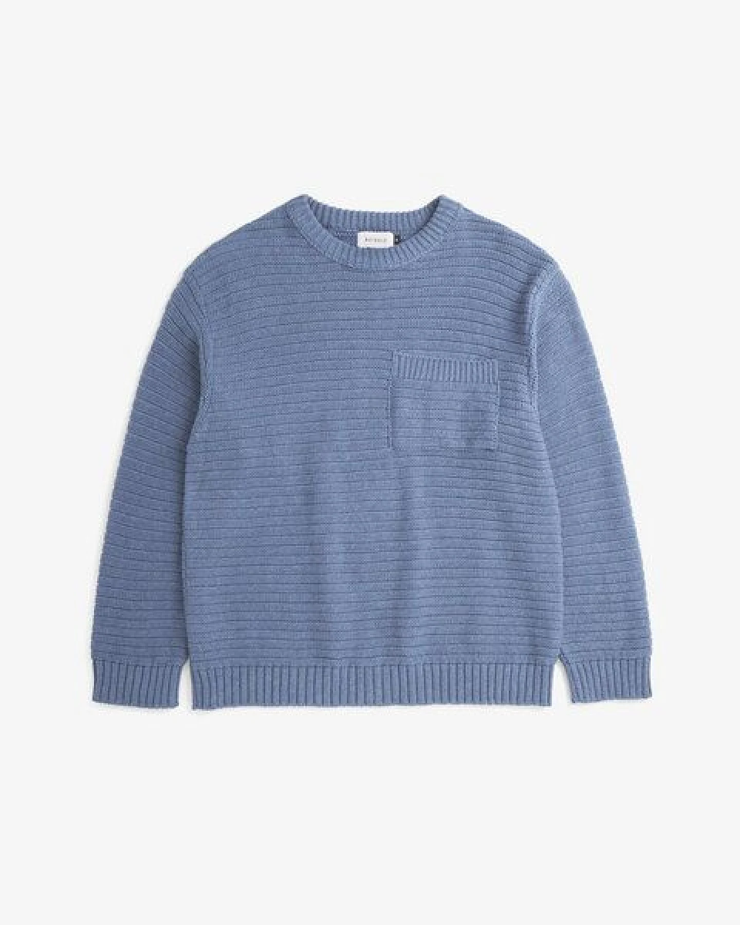 Rotholz Gerippter Strickpullover Bio- Baumwolle – Ansicht 4