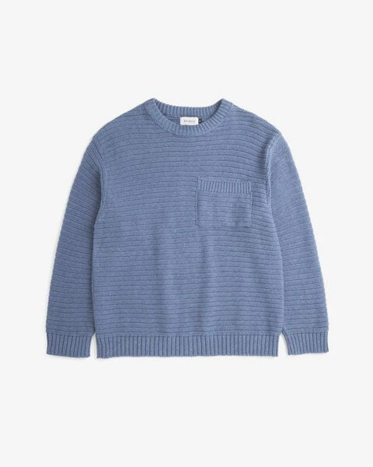 Rotholz Gerippter Strickpullover Bio- Baumwolle – Ansicht 4