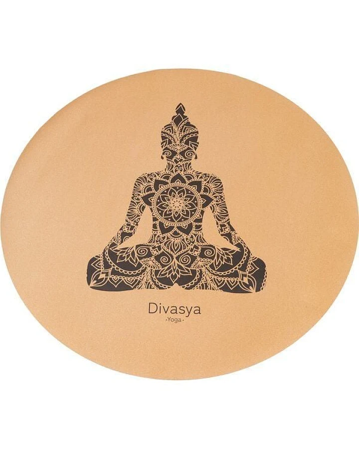 Divasya Meditationsmatte aus Kork & Naturkautschuk