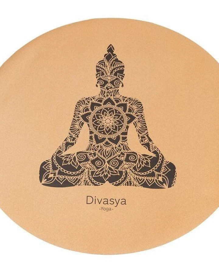 Divasya Meditationsmatte aus Kork & Naturkautschuk