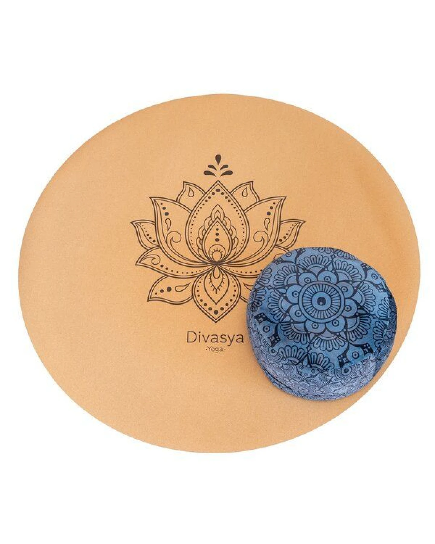 Divasya Meditationsmatte aus Kork & Naturkautschuk – Ansicht 3
