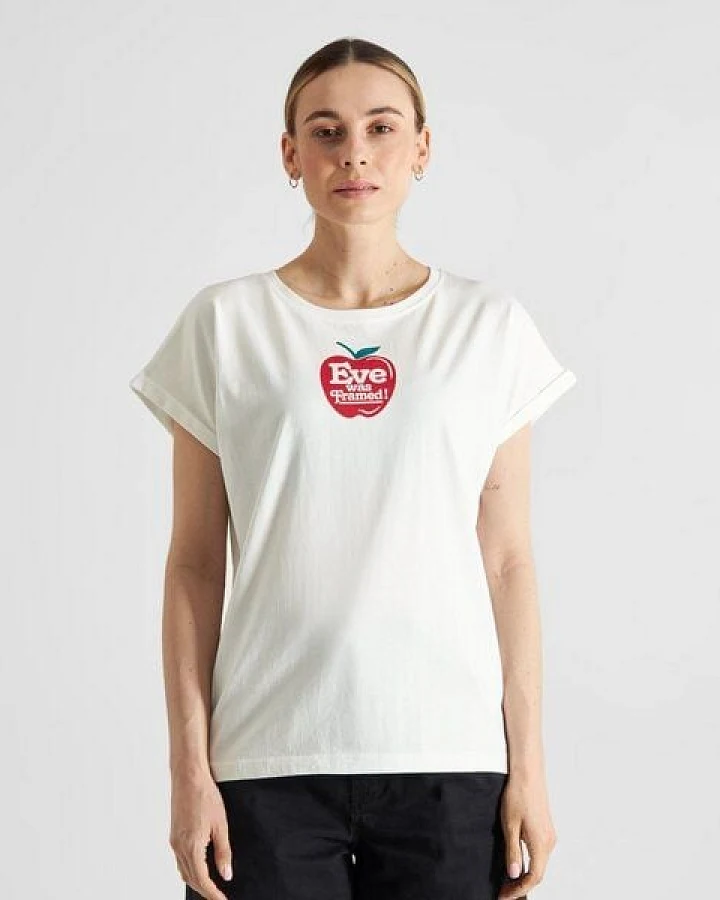 DEDICATED T-Shirt Visby Eve Was Framed - White