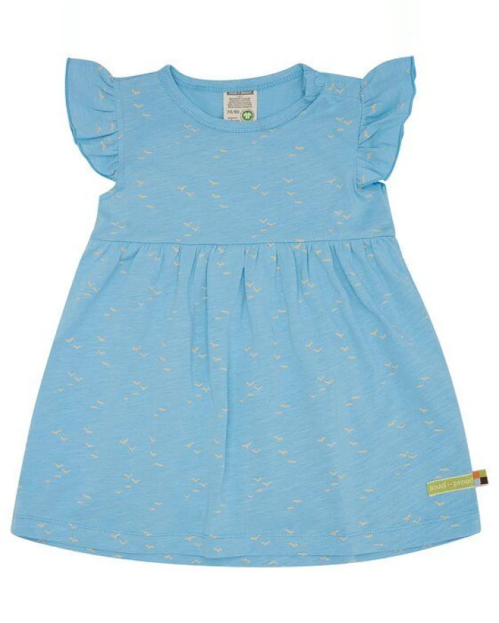 loud + proud Babys & Kinder Kleid Slub Jersey, GOTS-zertifiziert