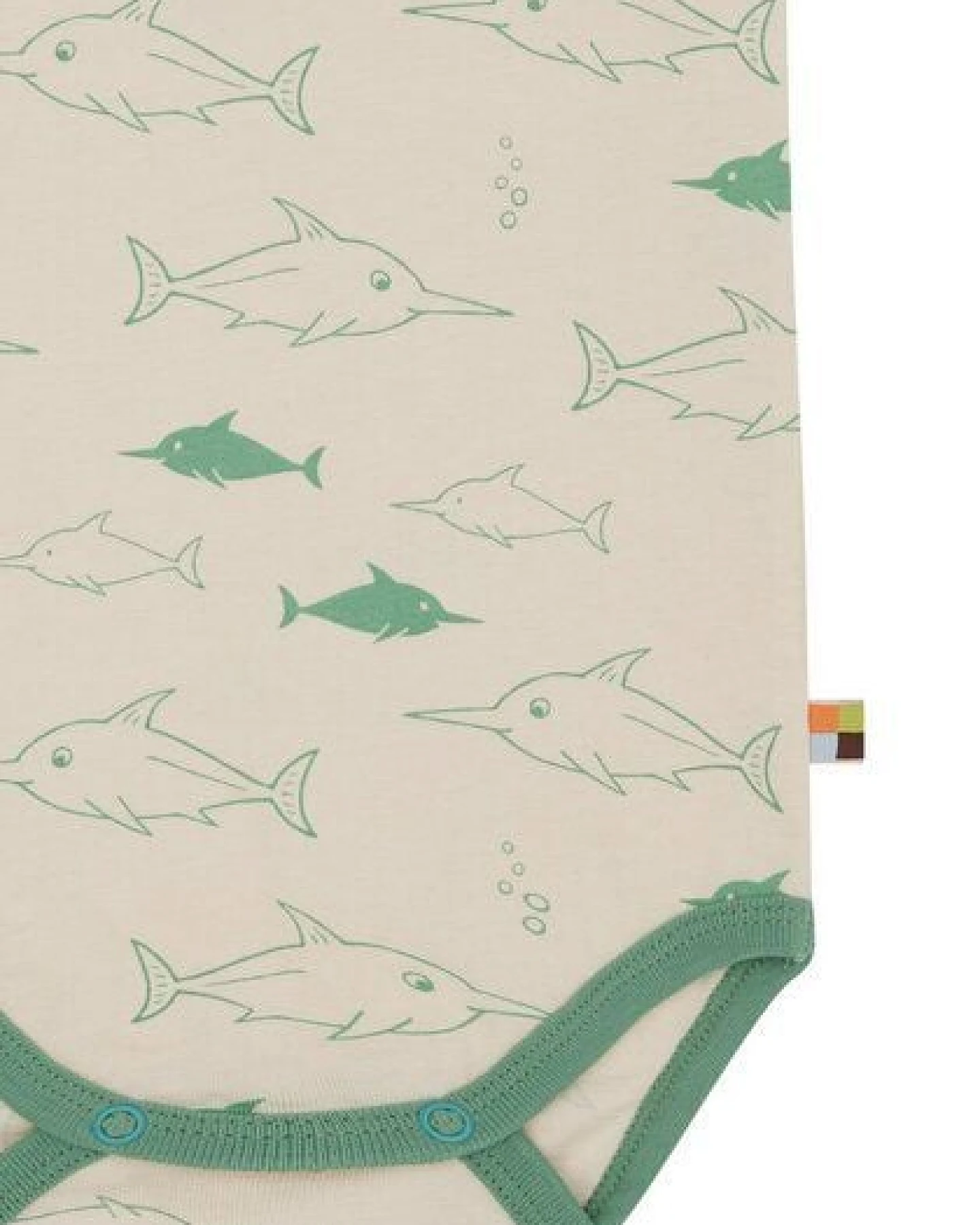 loud + proud Babys & Kinder Body kurzarm Druck, GOTS-zertifiziert – Ansicht 3