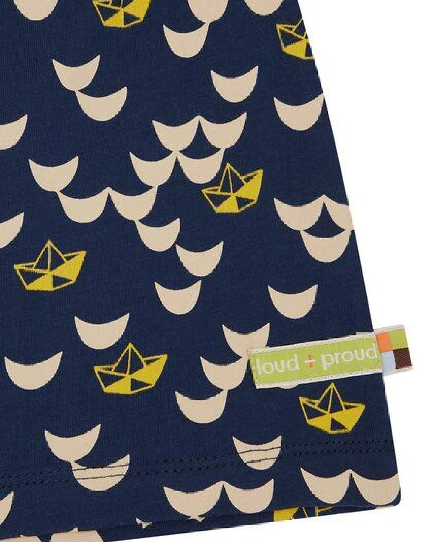 loud + proud Babys & Kinder Short Druck, GOTS-zertifiziert – Ansicht 3