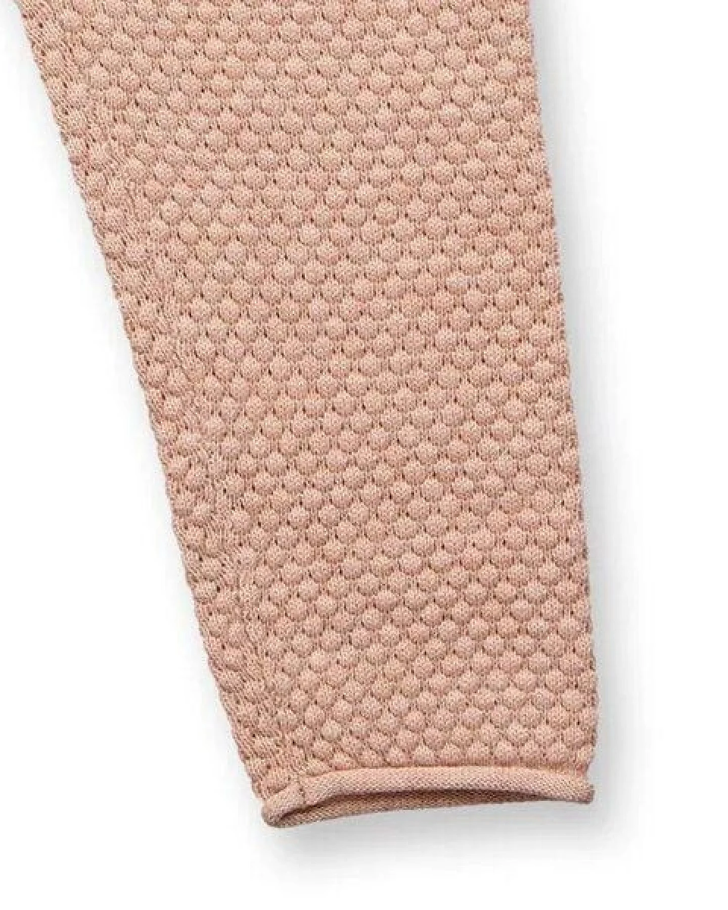 sense-organics Baby-Strickleggings Wabenmuster Pablo in light hazelnut von Sense Organics GOTS – Ansicht 3