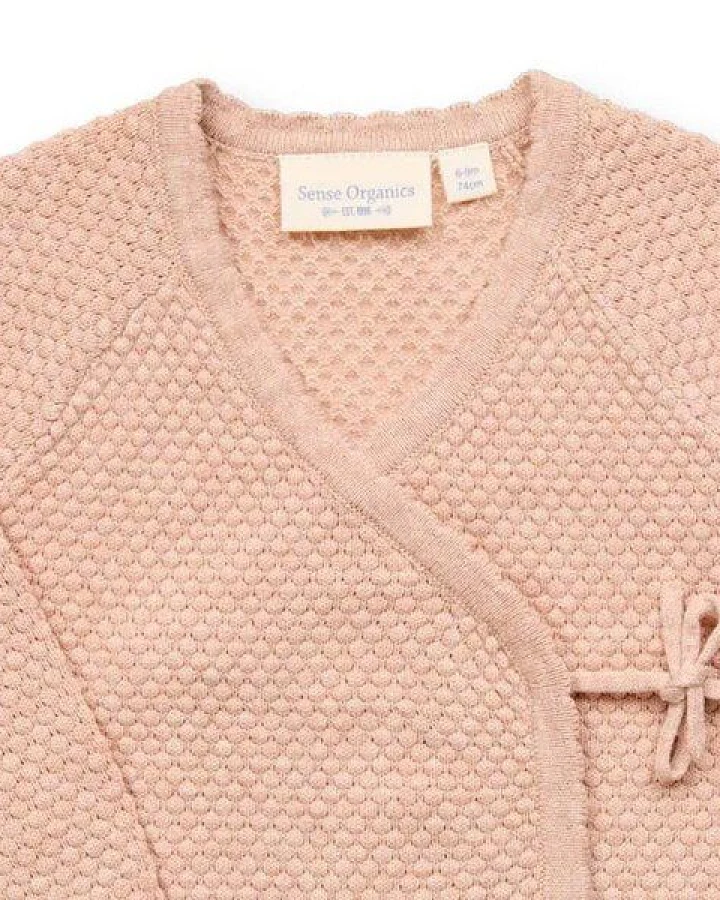 sense-organics P.Picasso Baby Strickjacke rose von Sense Organics GOTS