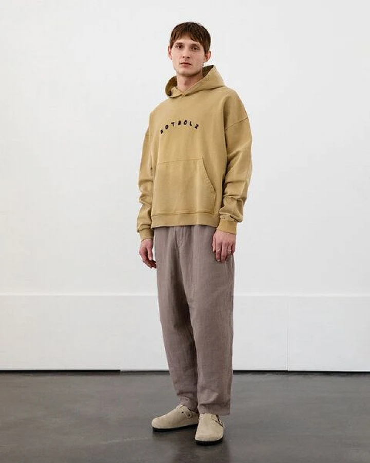 Rotholz Logo Hoodie Bio Baumwolle