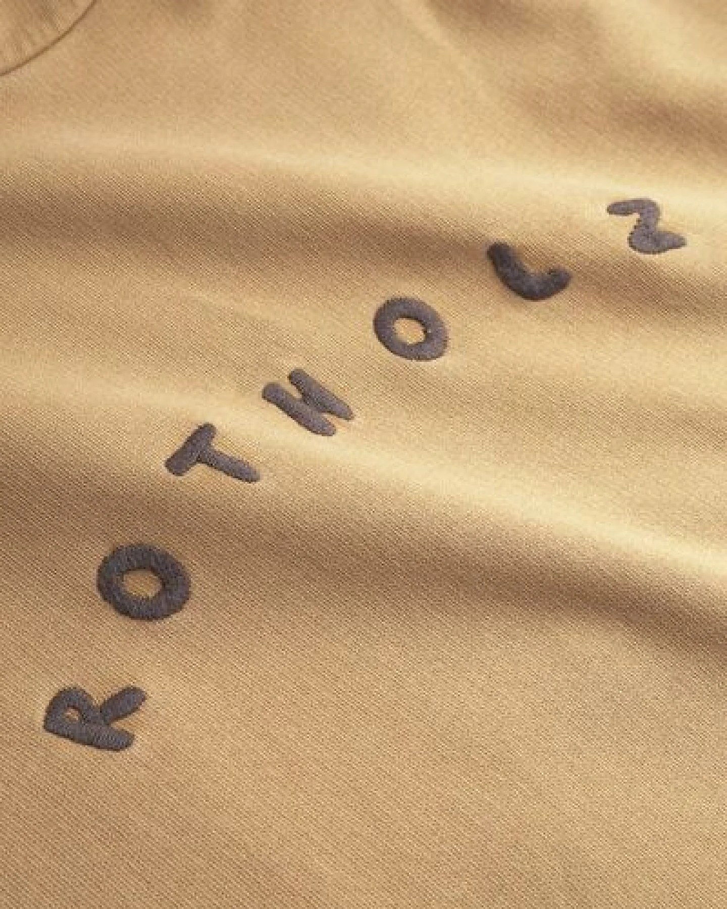 Rotholz Logo Hoodie Bio Baumwolle – Ansicht 3