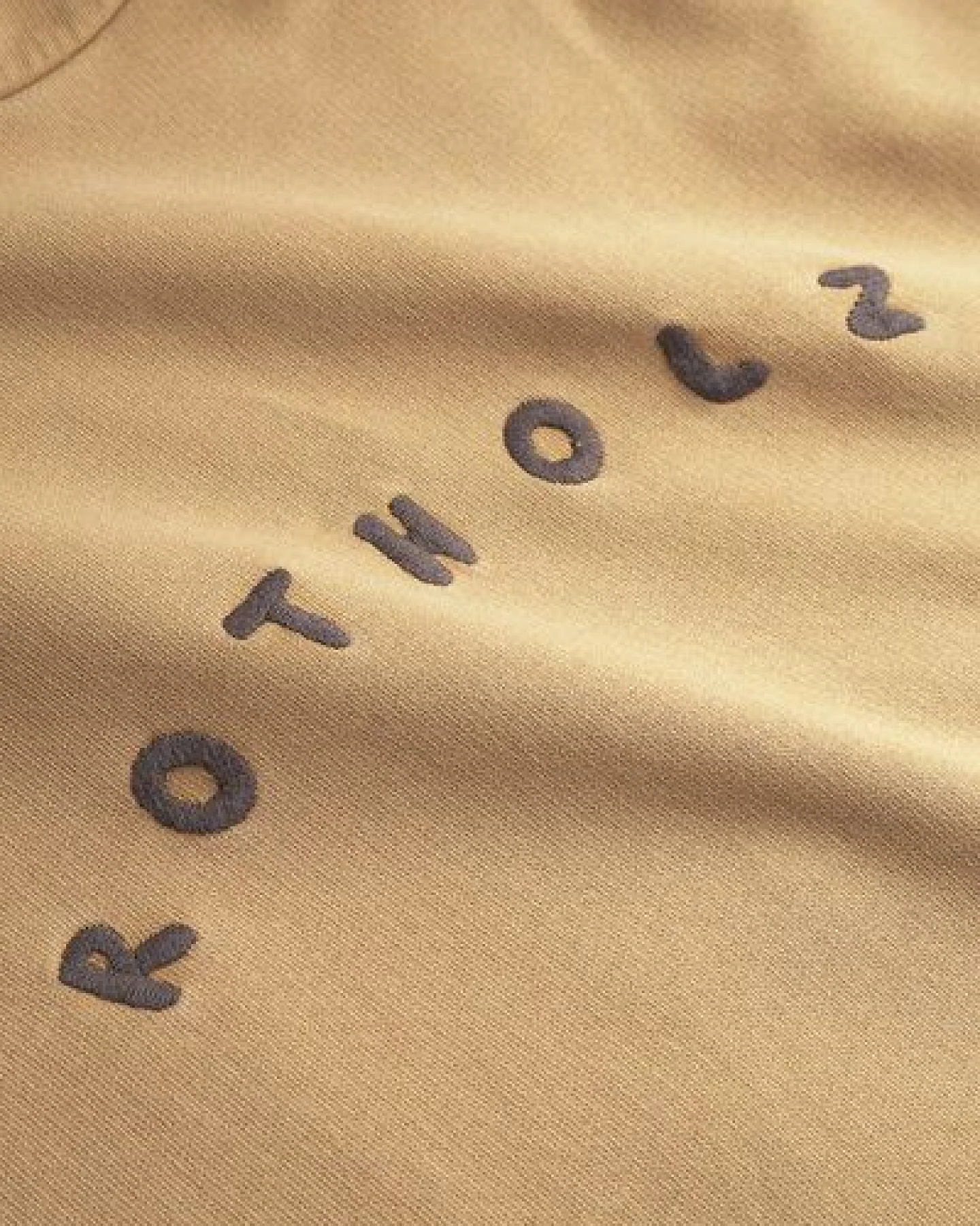 Rotholz Logo Hoodie Bio Baumwolle – Ansicht 3