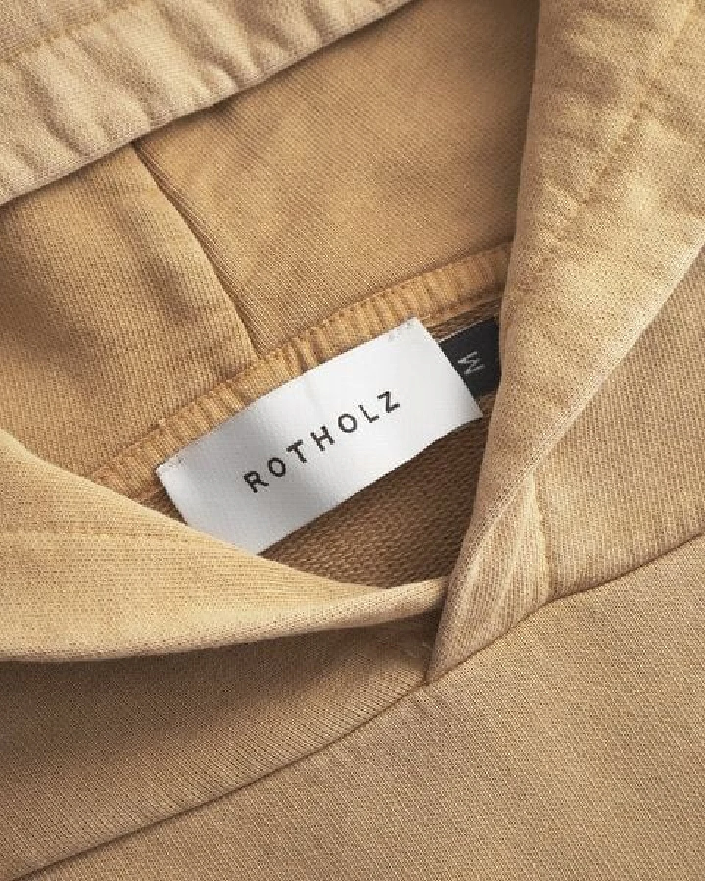 Rotholz Logo Hoodie Bio Baumwolle – Ansicht 4
