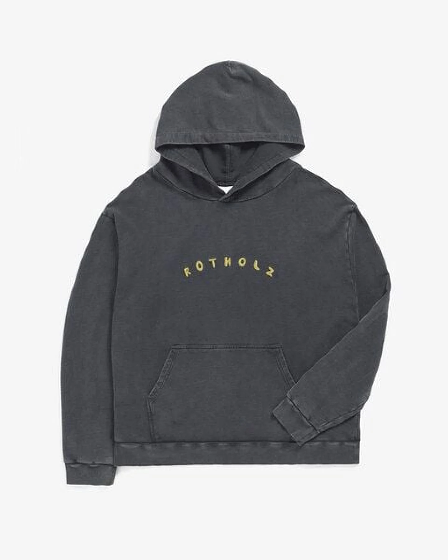 Rotholz Logo Hoodie Bio Baumwolle – Ansicht 4