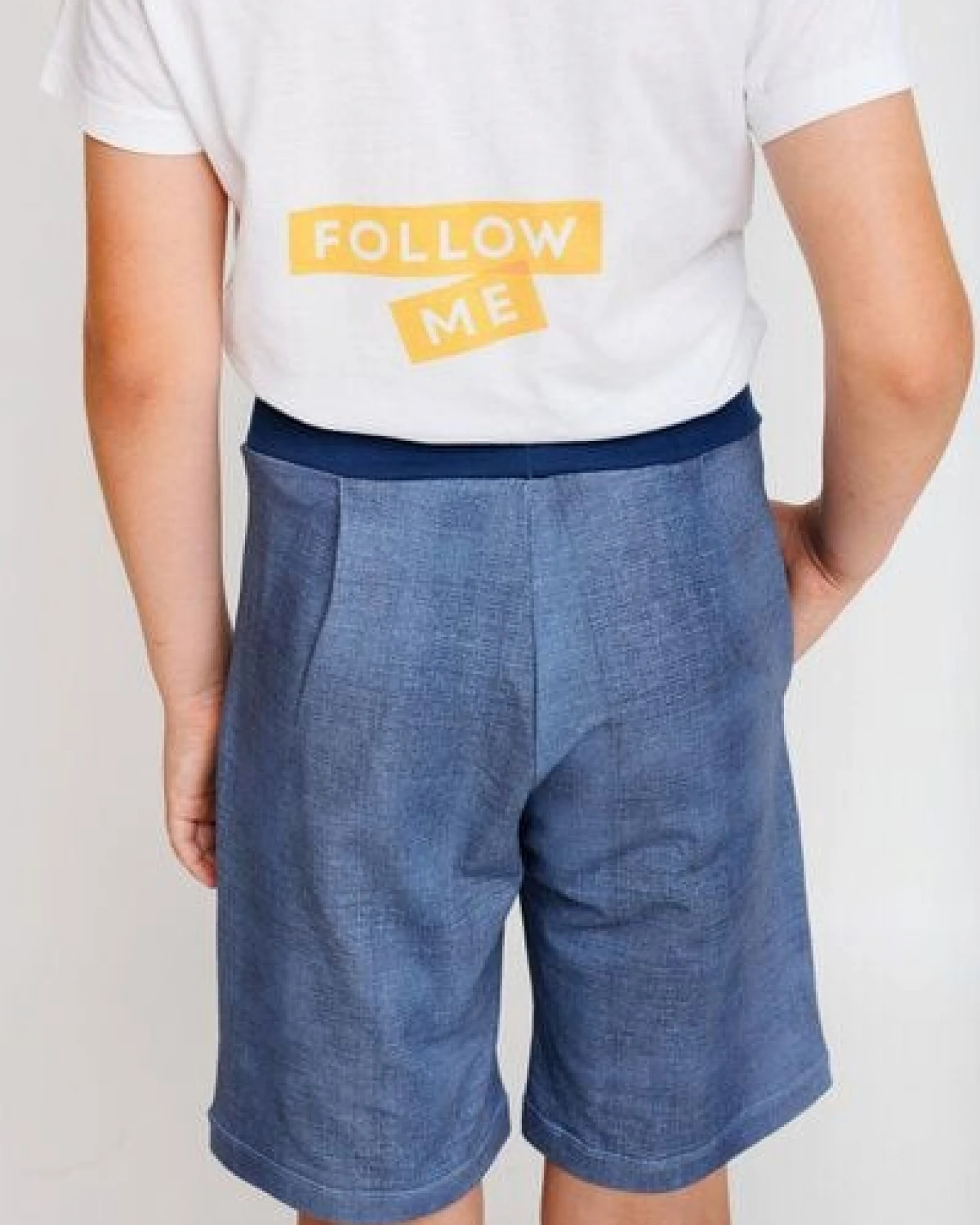 Babbily Bequeme Shorts aus Bio Waffelstrick-Jersey mit breitem Komfortbund – Ansicht 4