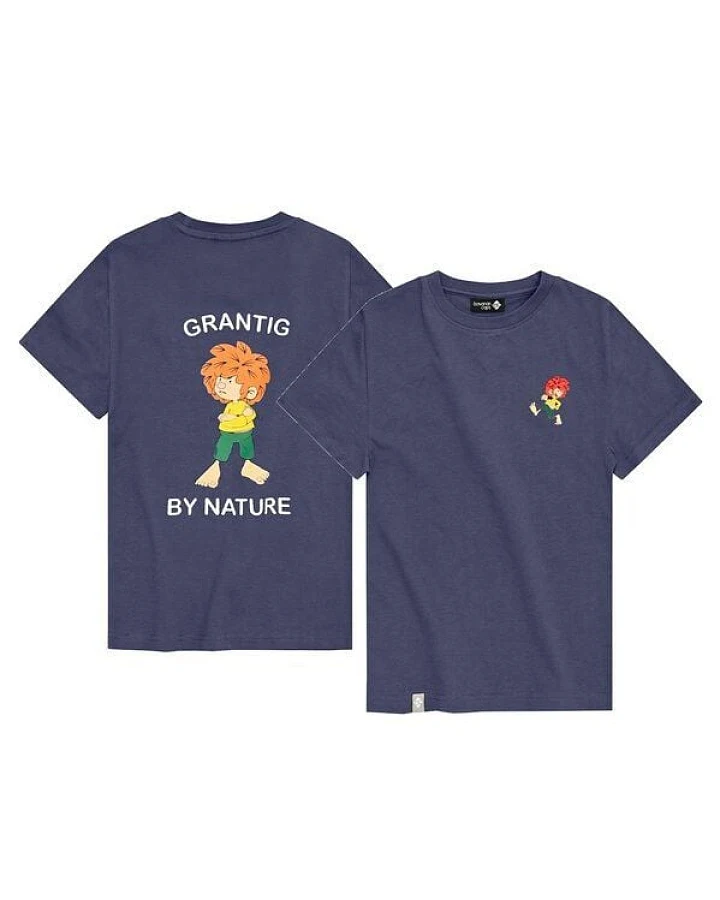 Bavarian Caps Kids T-Shirt Grantig by Nature - Graublau