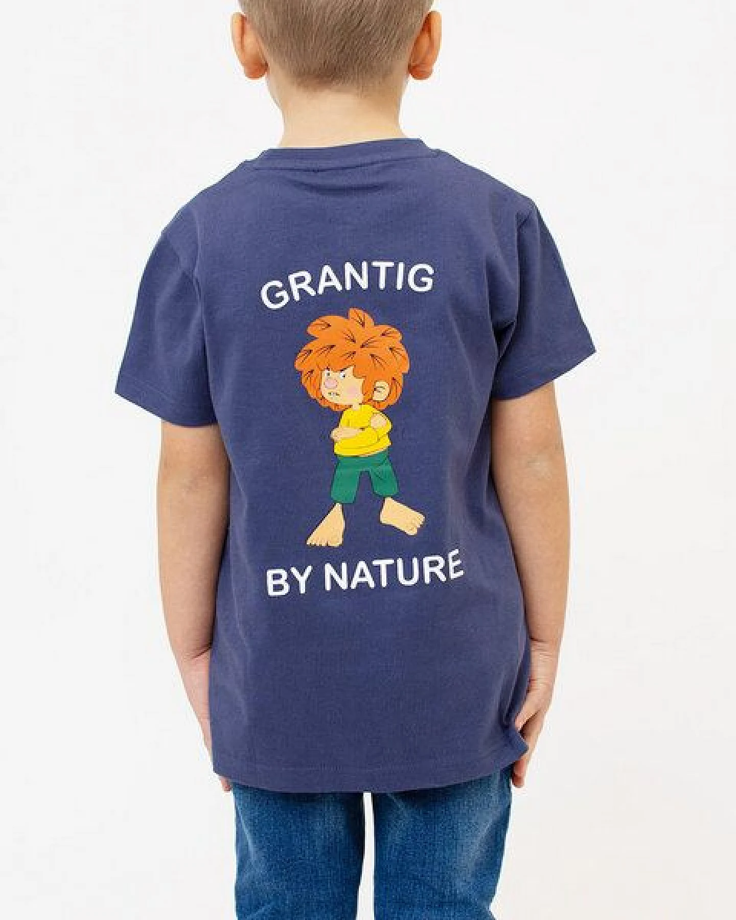Bavarian Caps Kids T-Shirt Grantig by Nature - Graublau – Ansicht 2