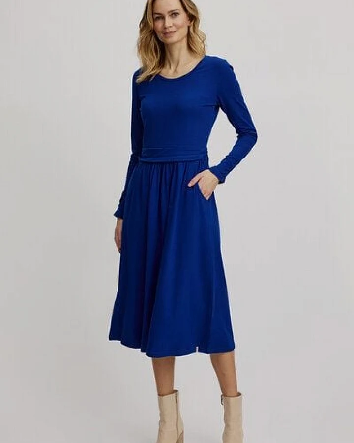 TRANQUILLO Tailliertes Jersey-Kleid (W25E10)