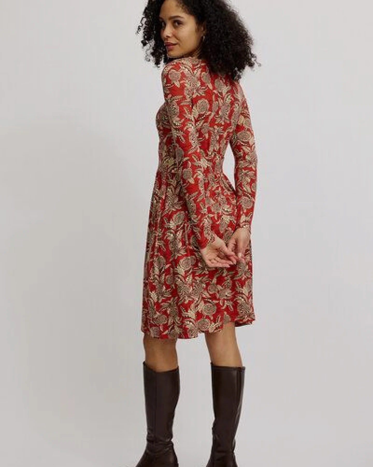 TRANQUILLO Feminines EcoVero-Kleid (W25E151) – Ansicht 4