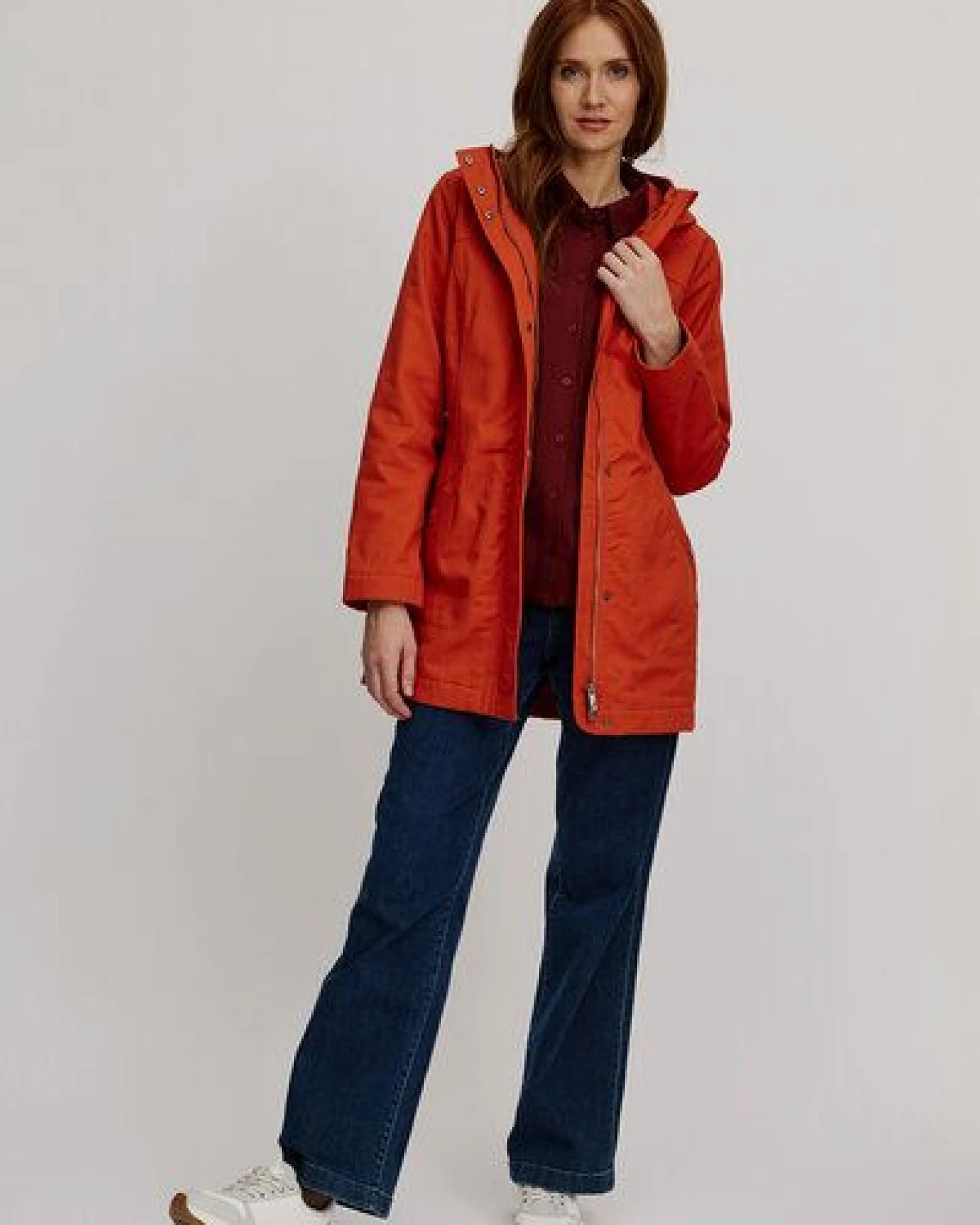 TRANQUILLO Taillierte Jacke aus Biobaumwolle (W25A91) – Ansicht 4