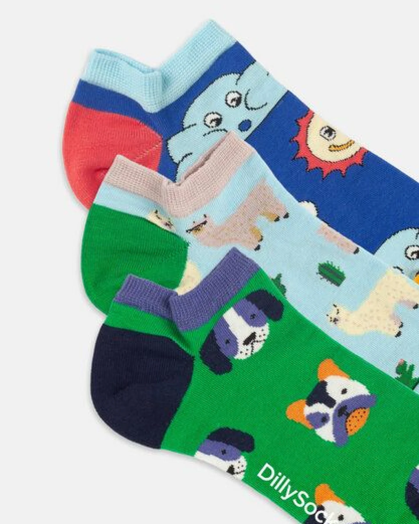 DillySocks Sneakersocken „Short Fluffy Weather“ – Ansicht 2