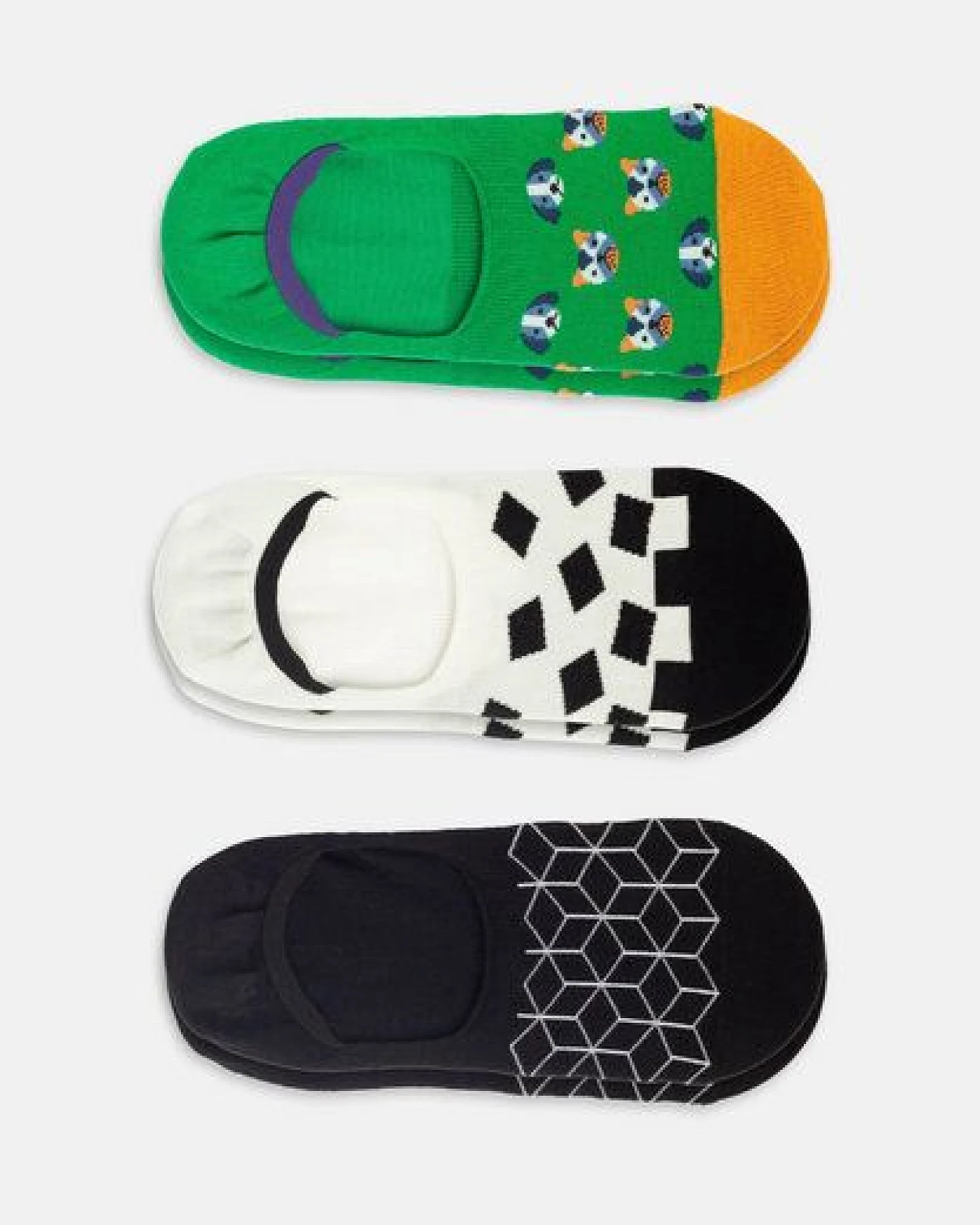 DillySocks Füßlinge „Hidden Dog Geometrics“ – Ansicht 2