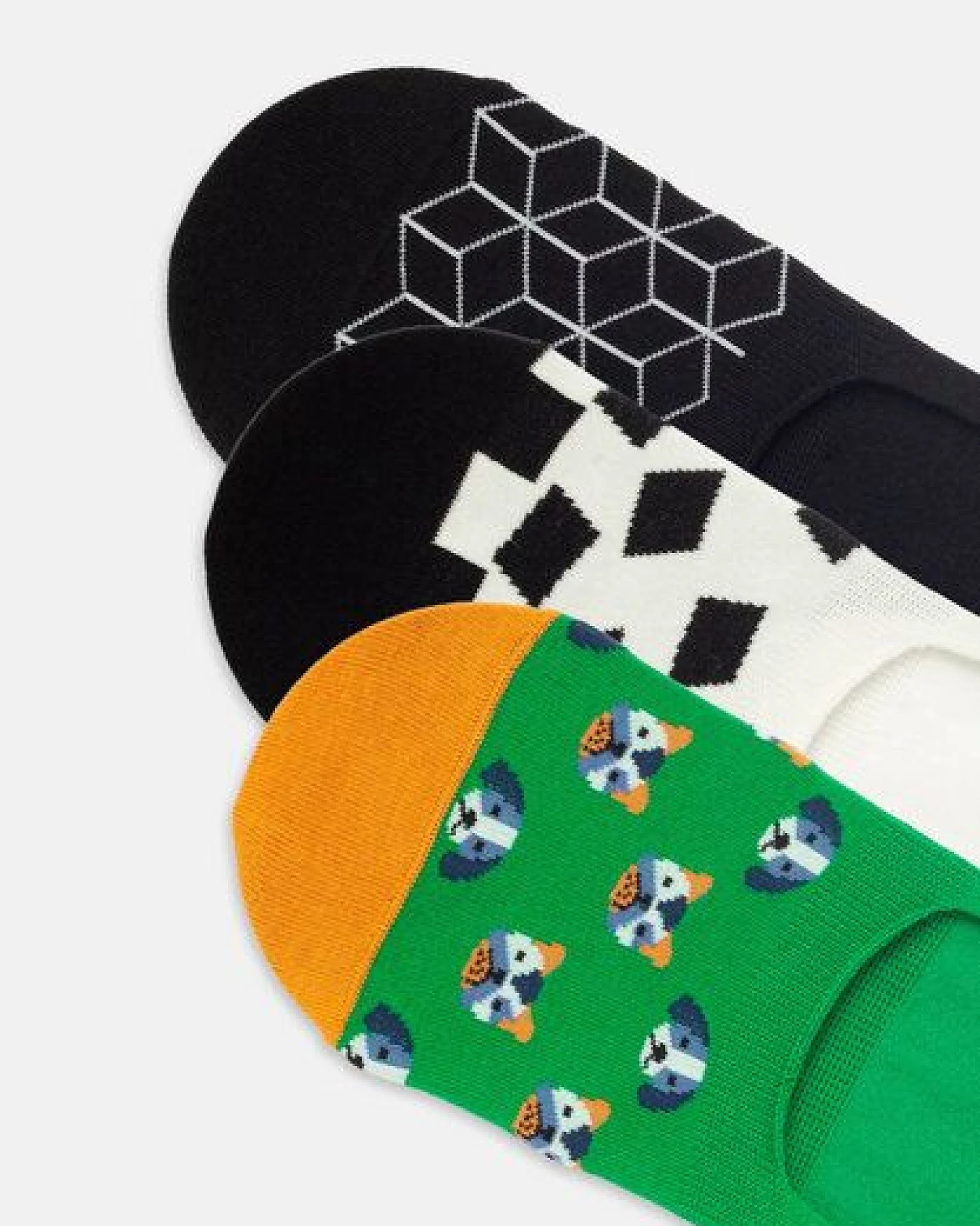 DillySocks Füßlinge „Hidden Dog Geometrics“ – Ansicht 3