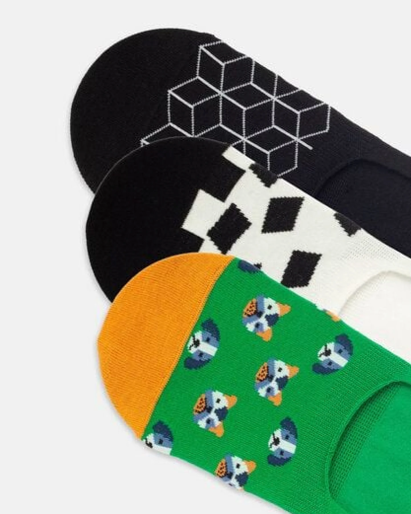 DillySocks Füßlinge „Hidden Dog Geometrics“ – Ansicht 3
