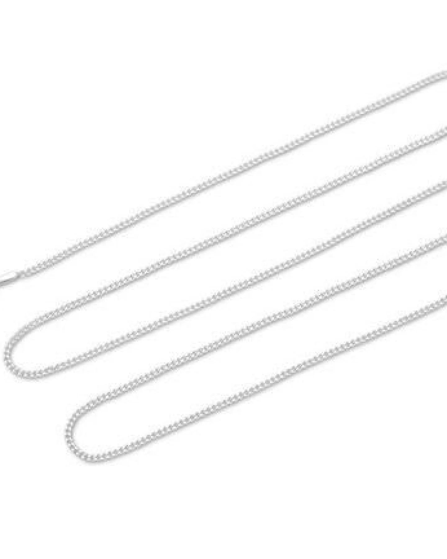 pakilia Silber Kette klassisch 40cm Fair-Trade und handmade – Ansicht 2
