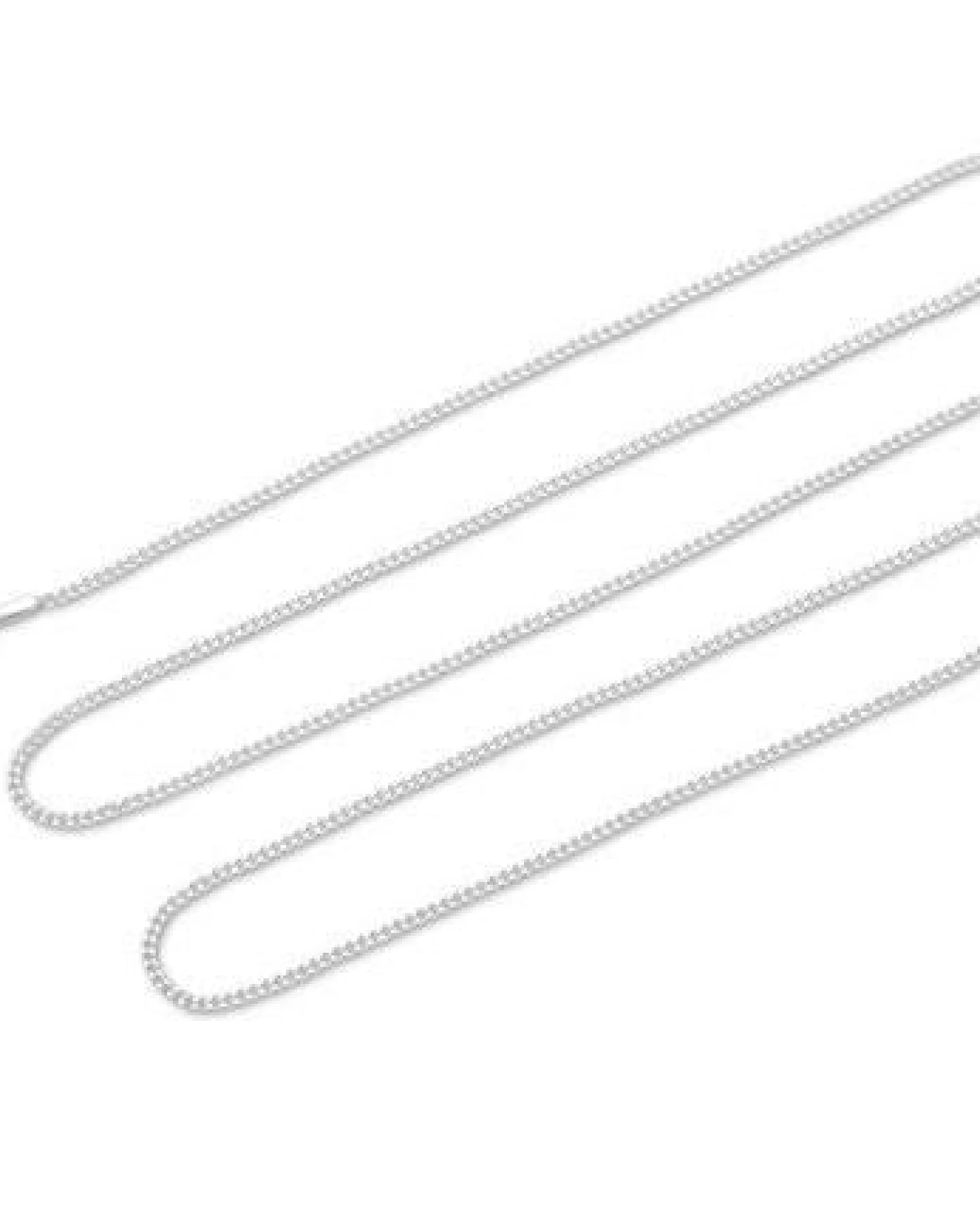 pakilia Silber Kette klassisch 40cm Fair-Trade und handmade – Ansicht 2