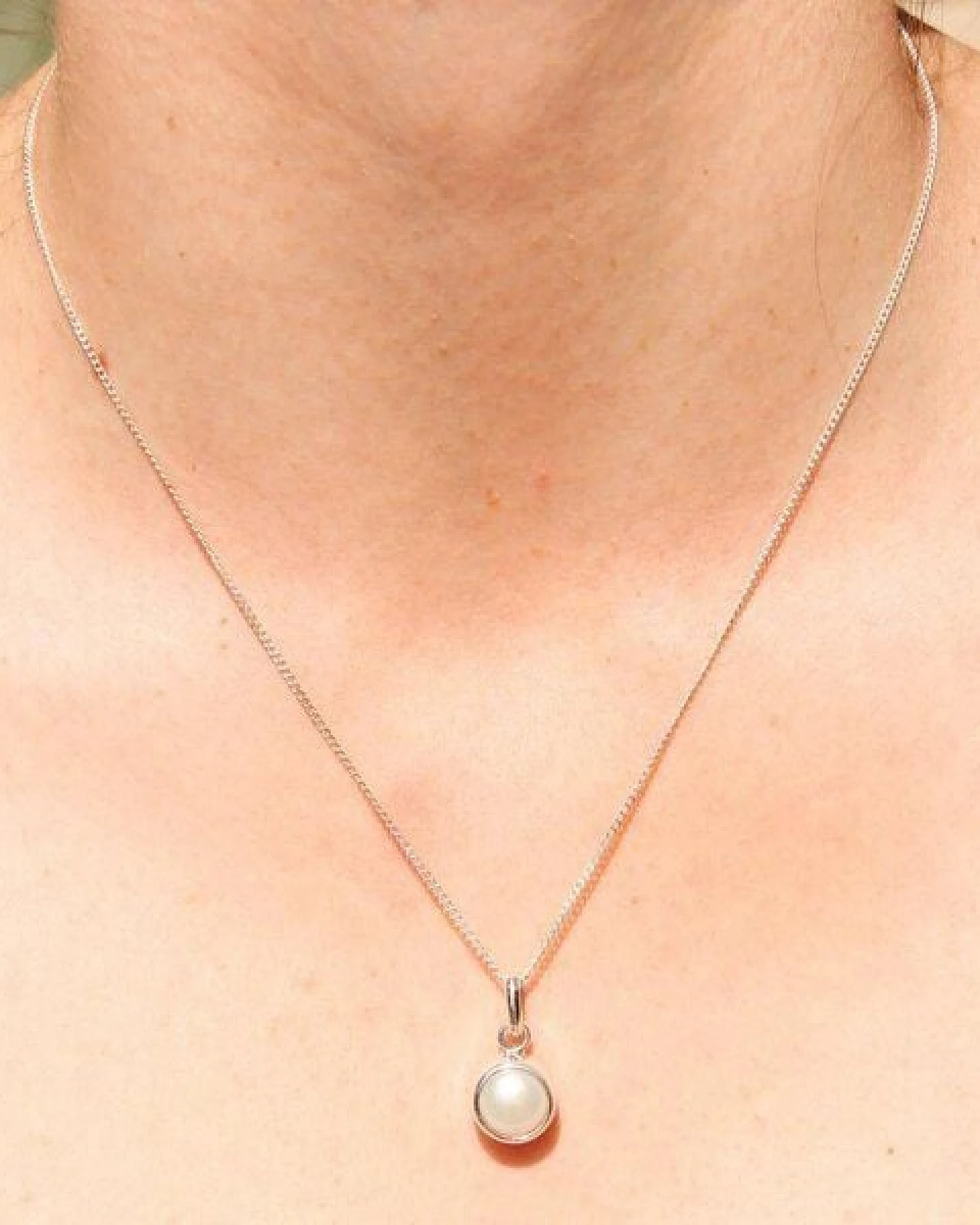 pakilia Silber Kette Filigrane Perlen Fair-Trade und handmade – Ansicht 4