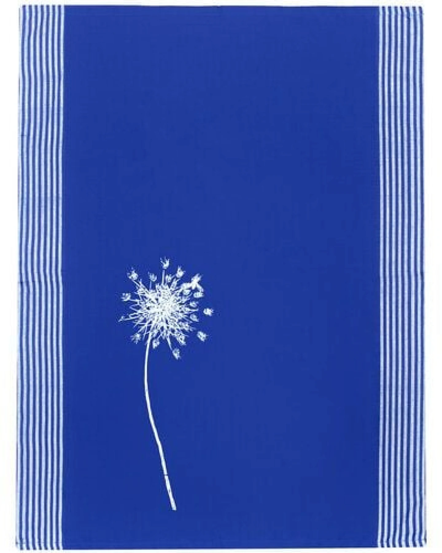 Hirschkind Bio & Fair-Trade-Geschirrtuch "Wilde Möhre" blau – Ansicht 2