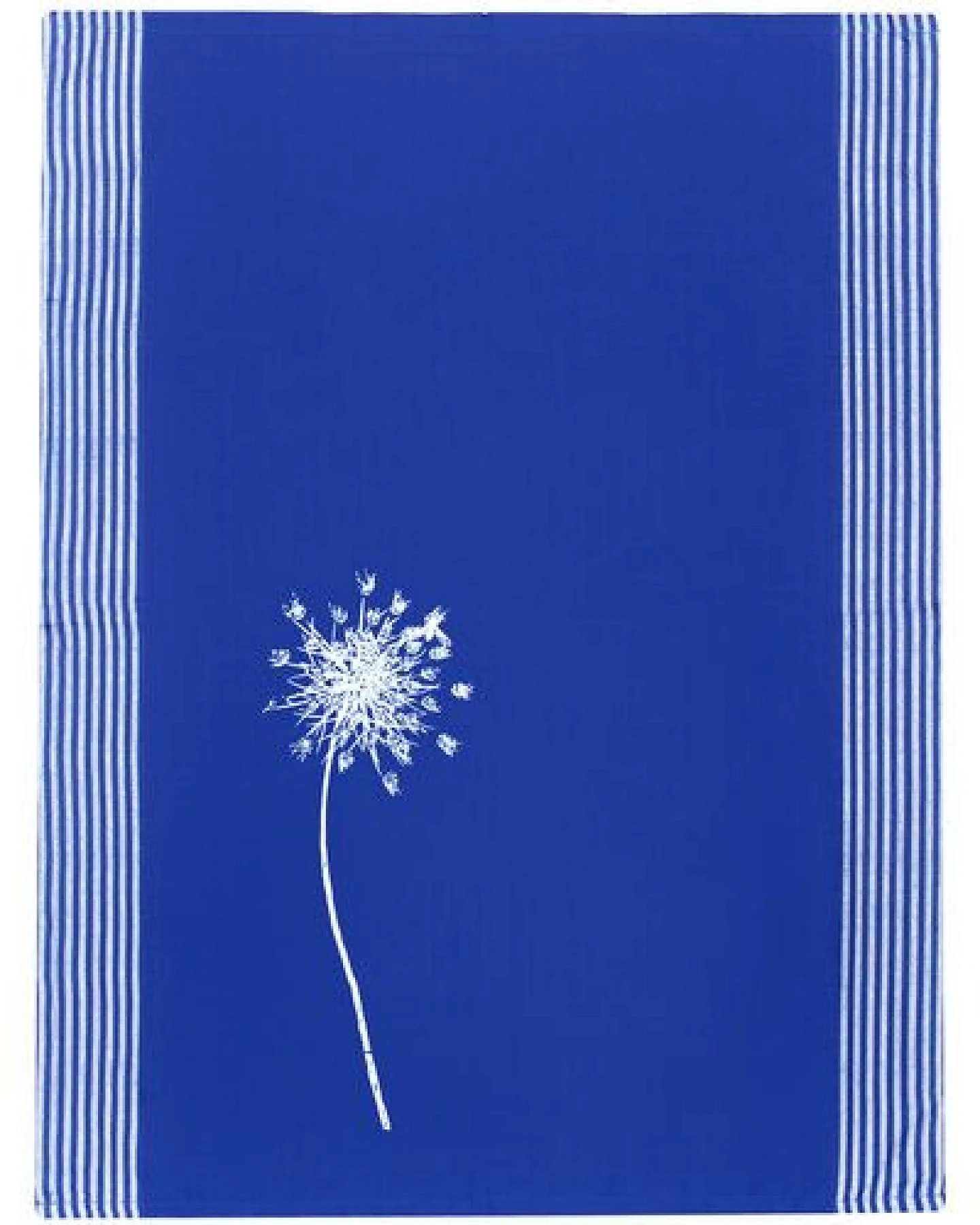 Hirschkind Bio & Fair-Trade-Geschirrtuch "Wilde Möhre" blau – Ansicht 2