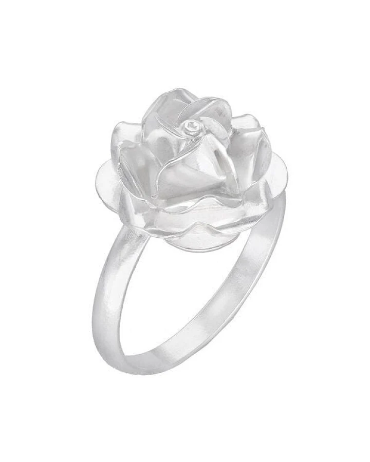 pakilia Silber Ring Rose Fair-Trade und handmade