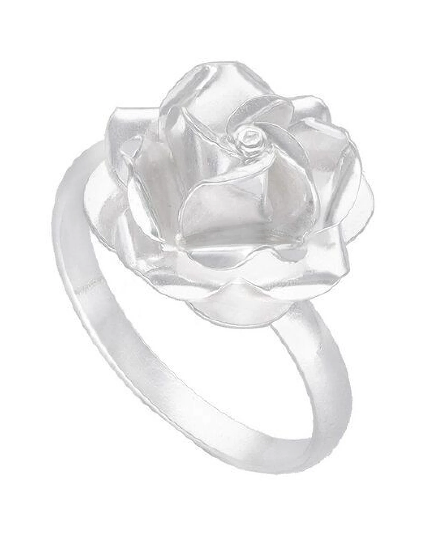 pakilia Silber Ring Rose Fair-Trade und handmade – Ansicht 2