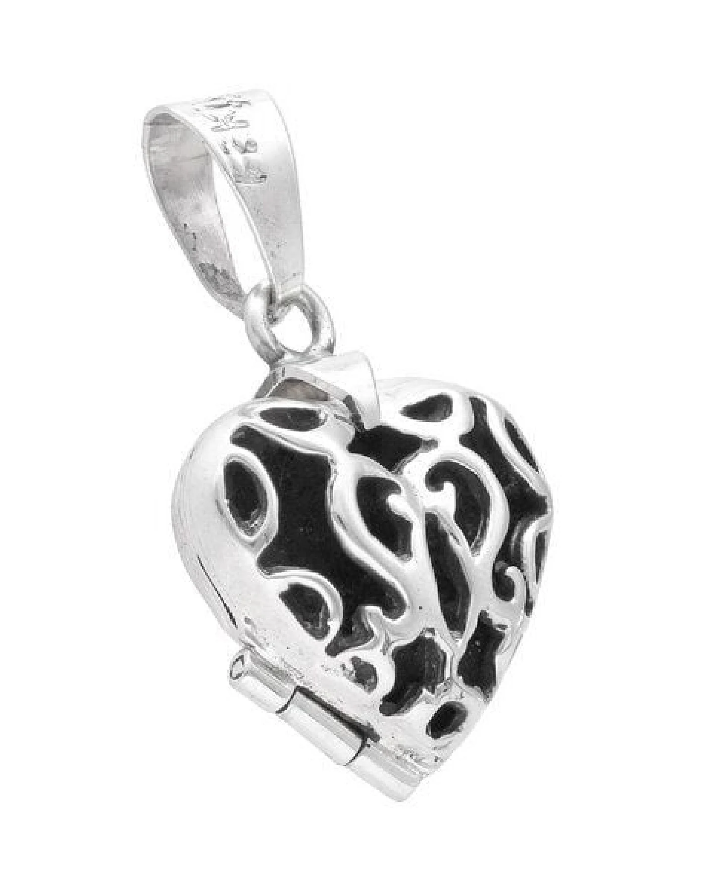 pakilia Silber Kette Herz Amulett Fair-Trade und handmade – Ansicht 4