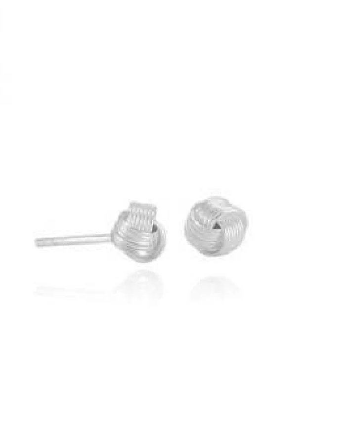pakilia Silber Ohrstecker Knoten Fair-Trade und handmade