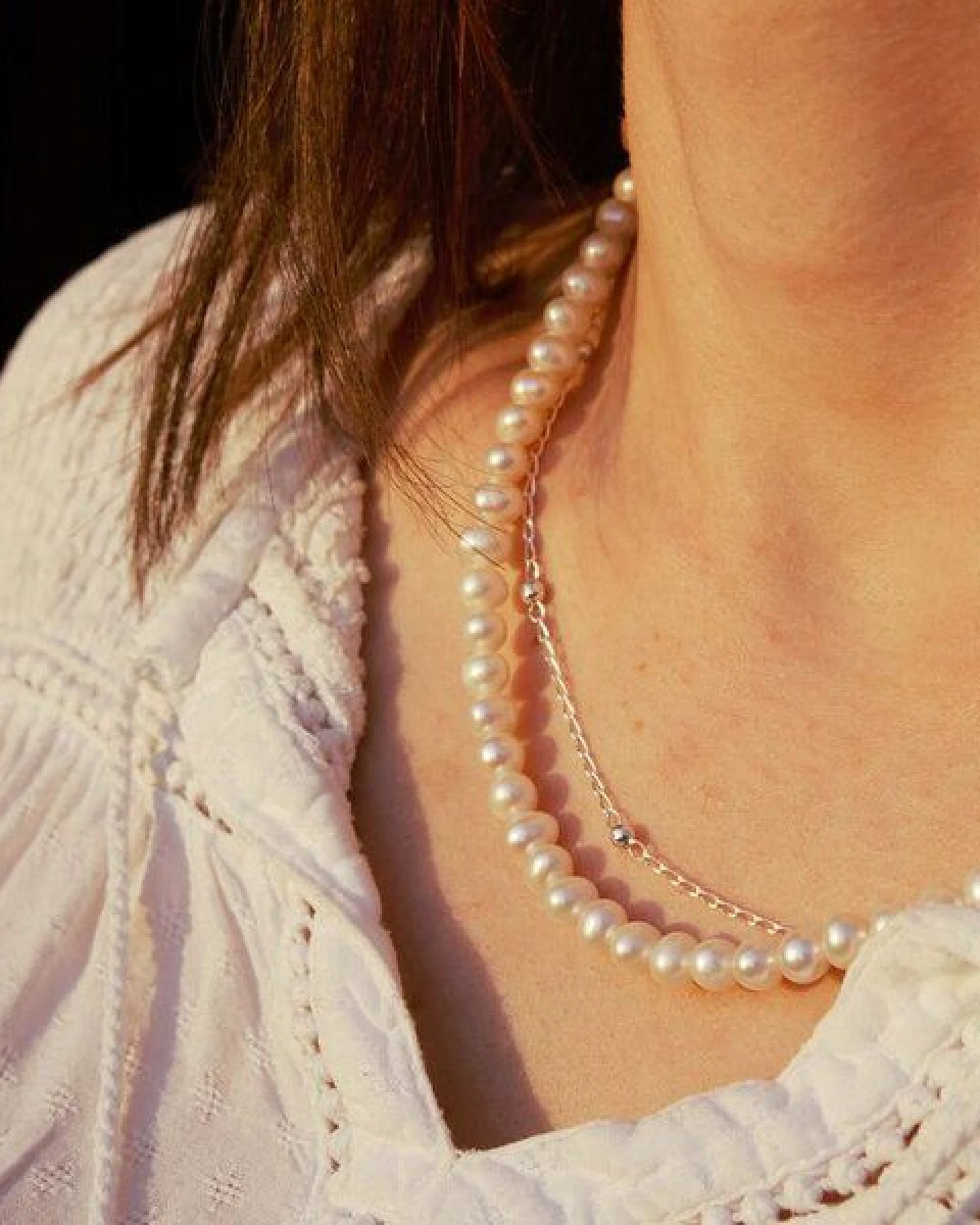 pakilia Silber Perlenkette Perlentraum Fair-Trade und handmade – Ansicht 4