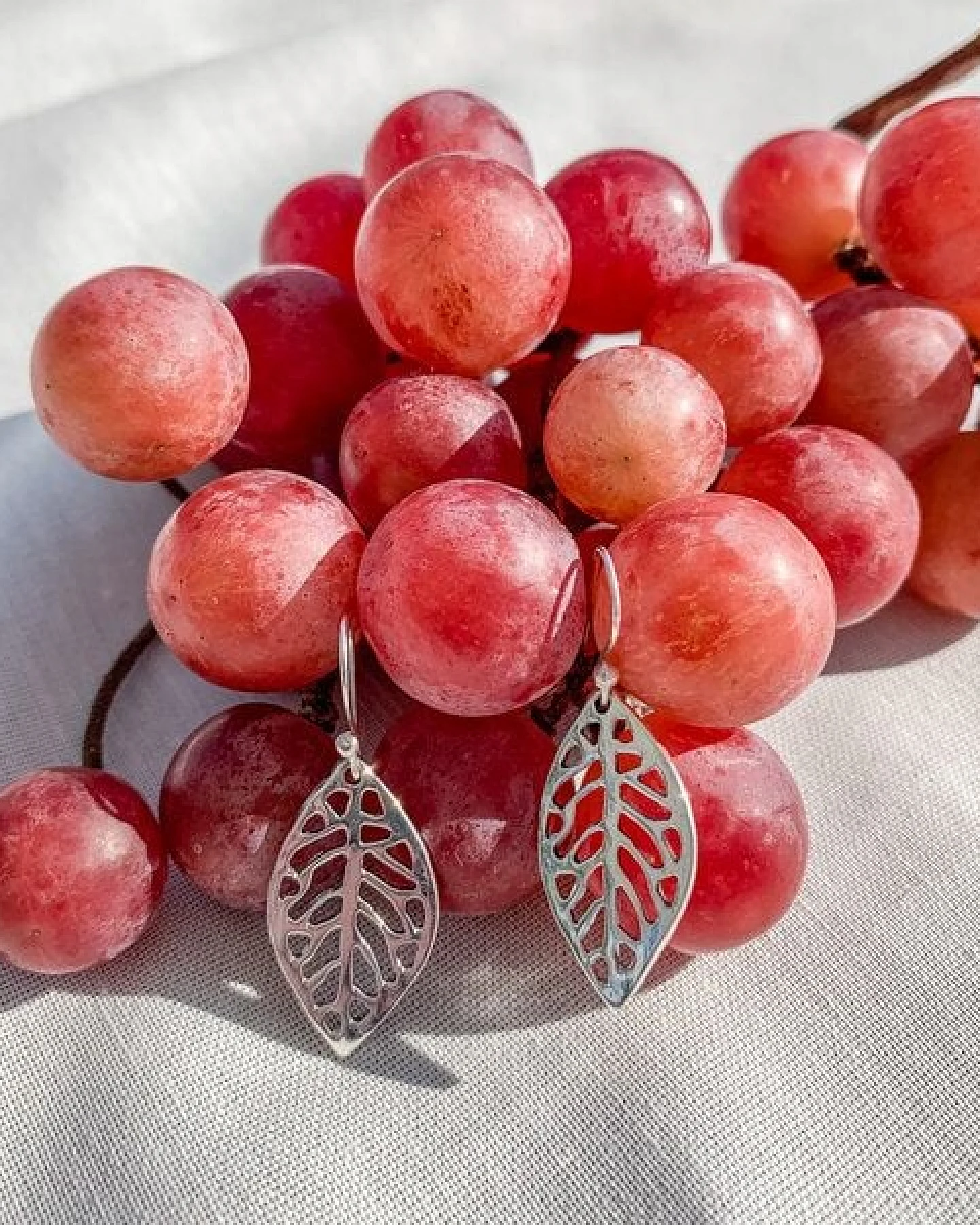 pakilia Silber Ohrringe Blätter fair-trade und handmade – Ansicht 4