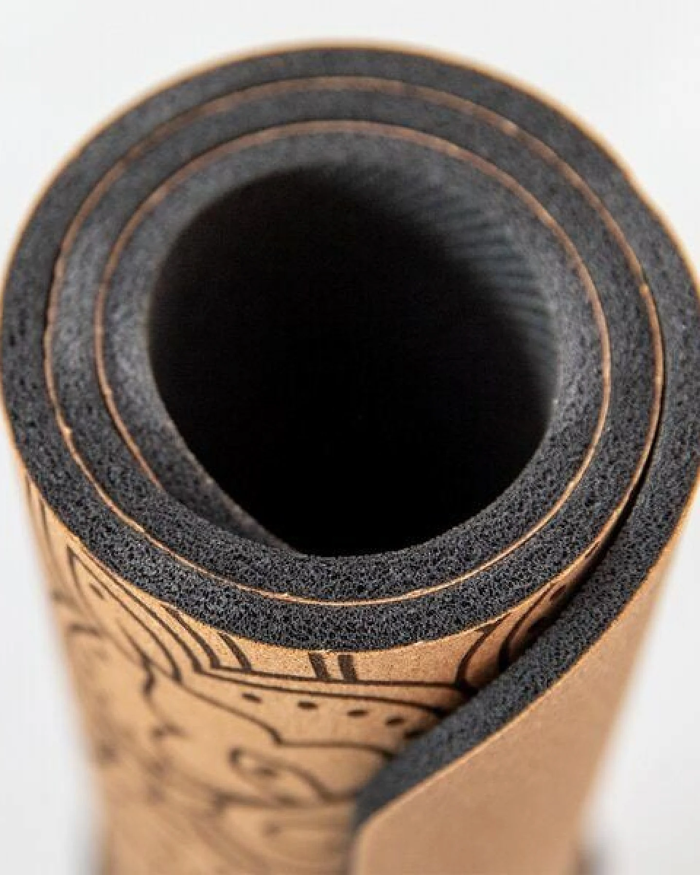 Divasya Yoga Pad aus Naturkautschuk & Kork – Ansicht 3