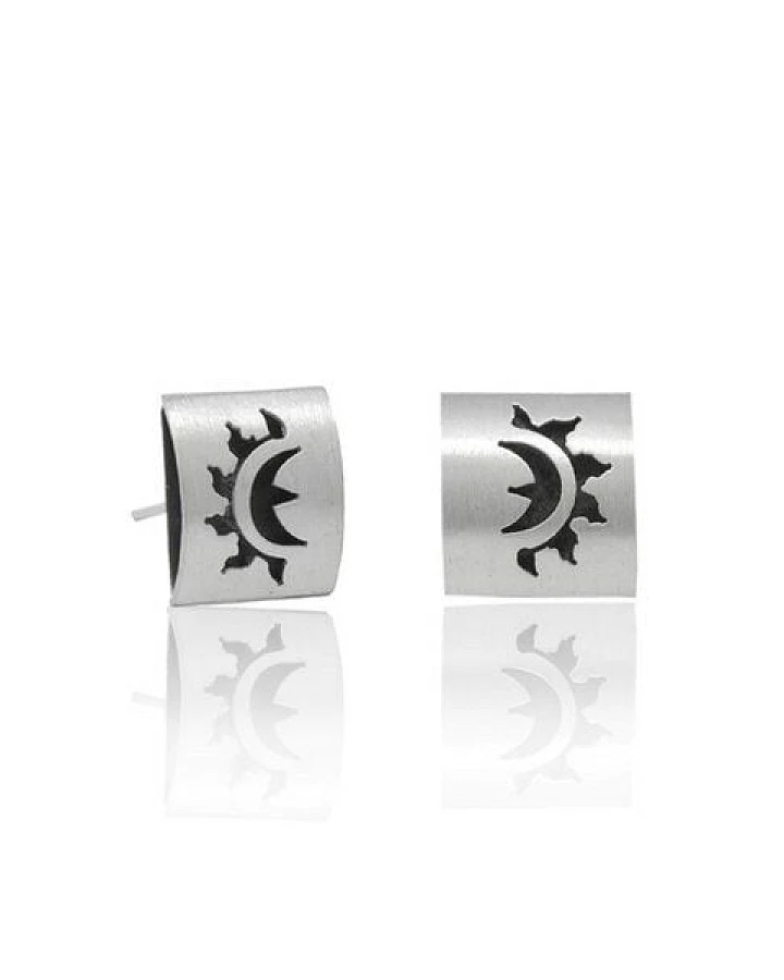 pakilia Silber Ohrringe Sonne Fair-Trade und handmade
