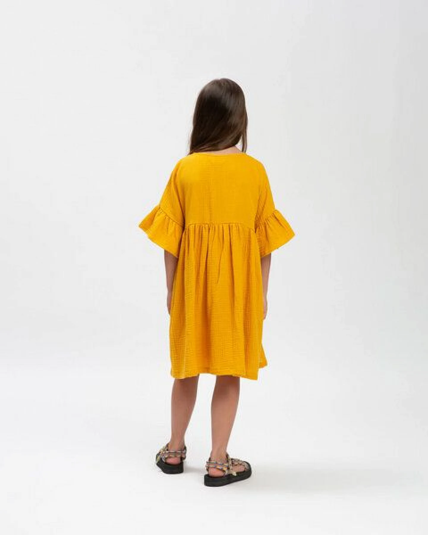 Matona Rüschenkleid aus Musselin für Kinder / Volant Dress – Ansicht 2