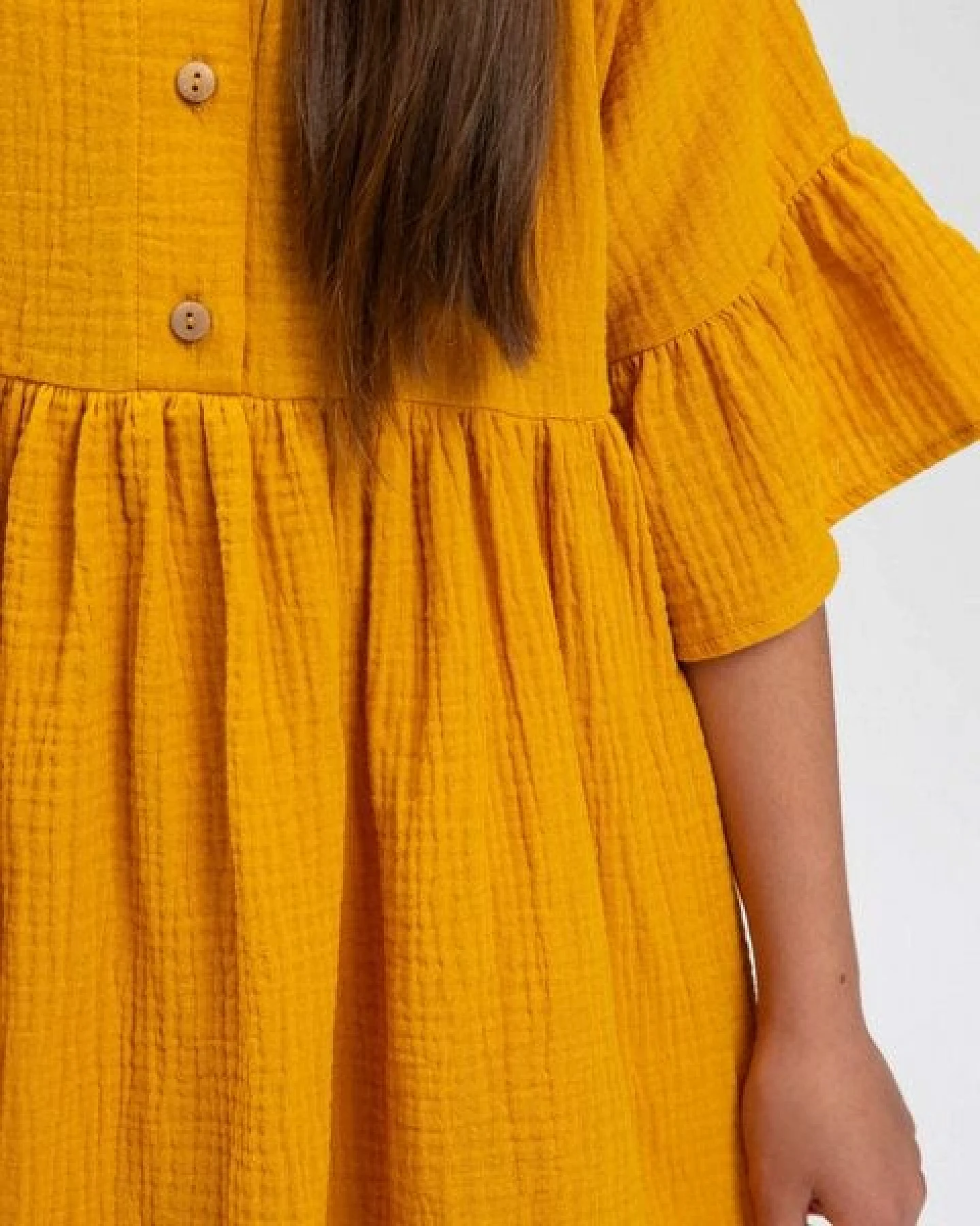 Matona Rüschenkleid aus Musselin für Kinder / Volant Dress – Ansicht 4
