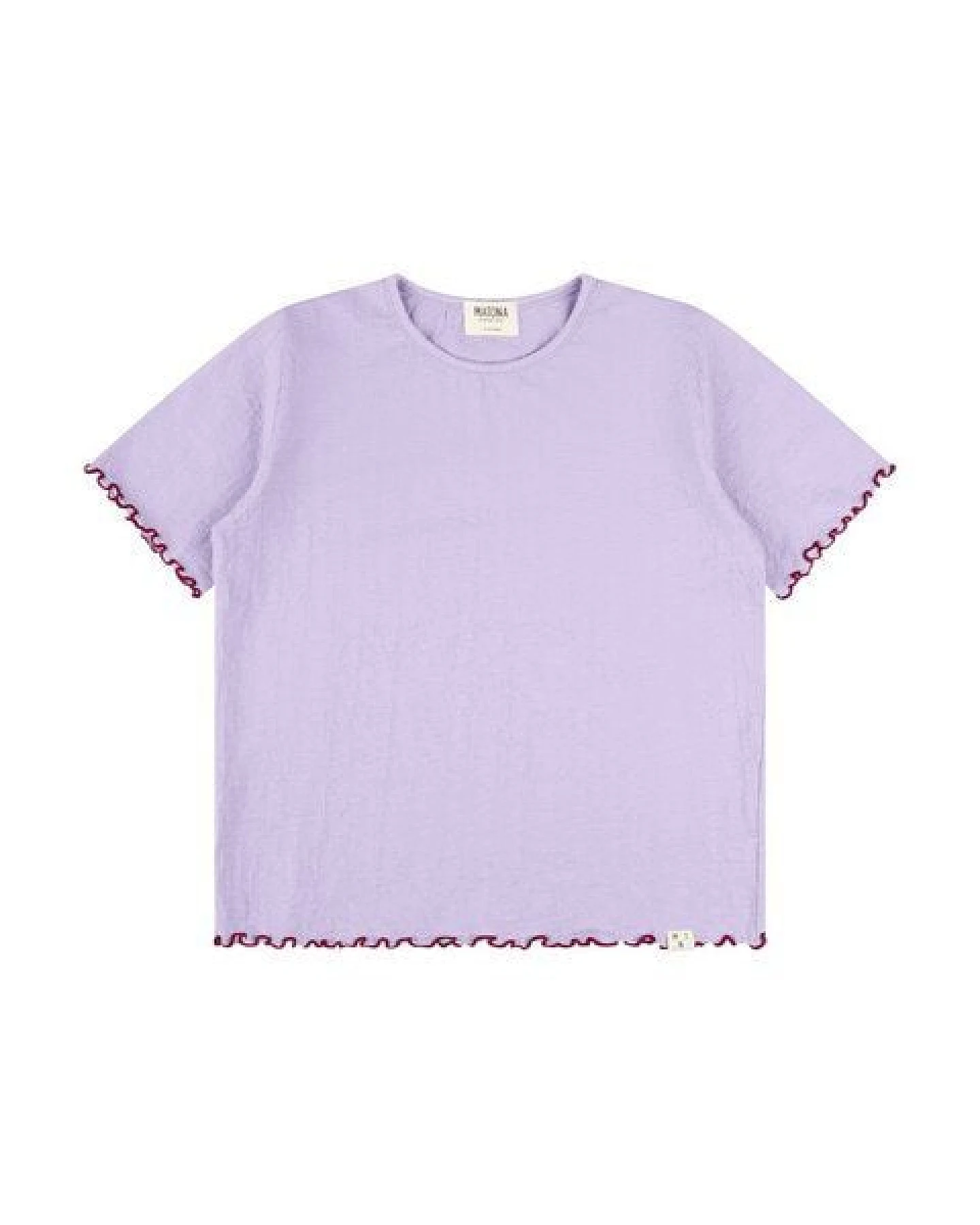 Matona Strukturiertes T-Shirt mit Kräuselsaum für Kinder / Curly Tee – Ansicht 4