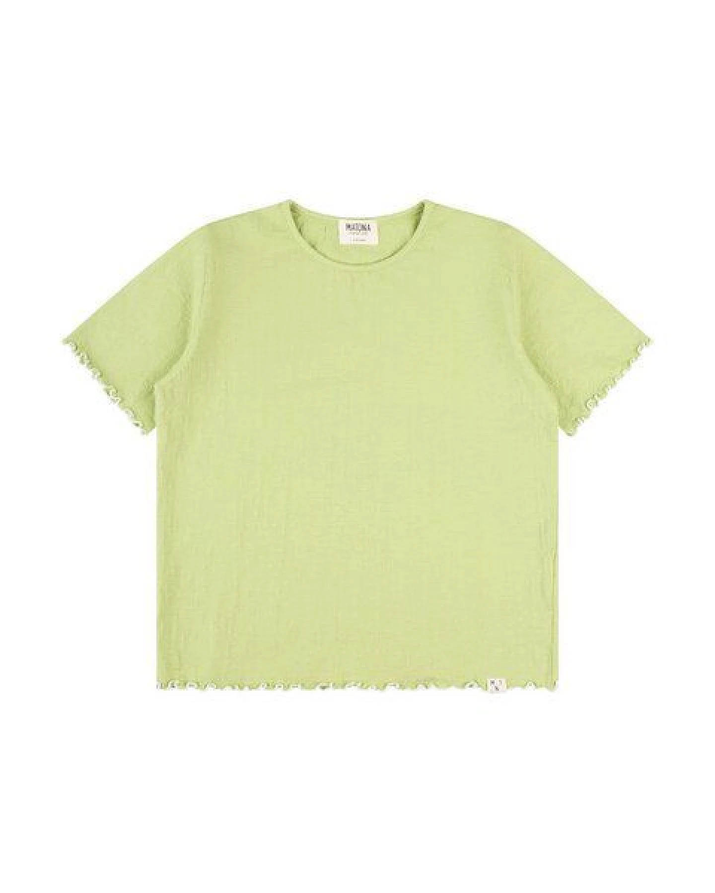 Matona Strukturiertes T-Shirt mit Kräuselsaum für Kinder / Curly Tee – Ansicht 4