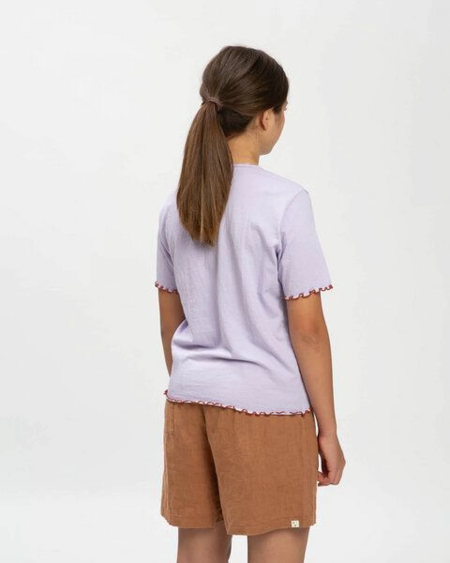 Matona Strukturiertes T-Shirt mit Kräuselsaum für Kinder / Curly Tee – Ansicht 2