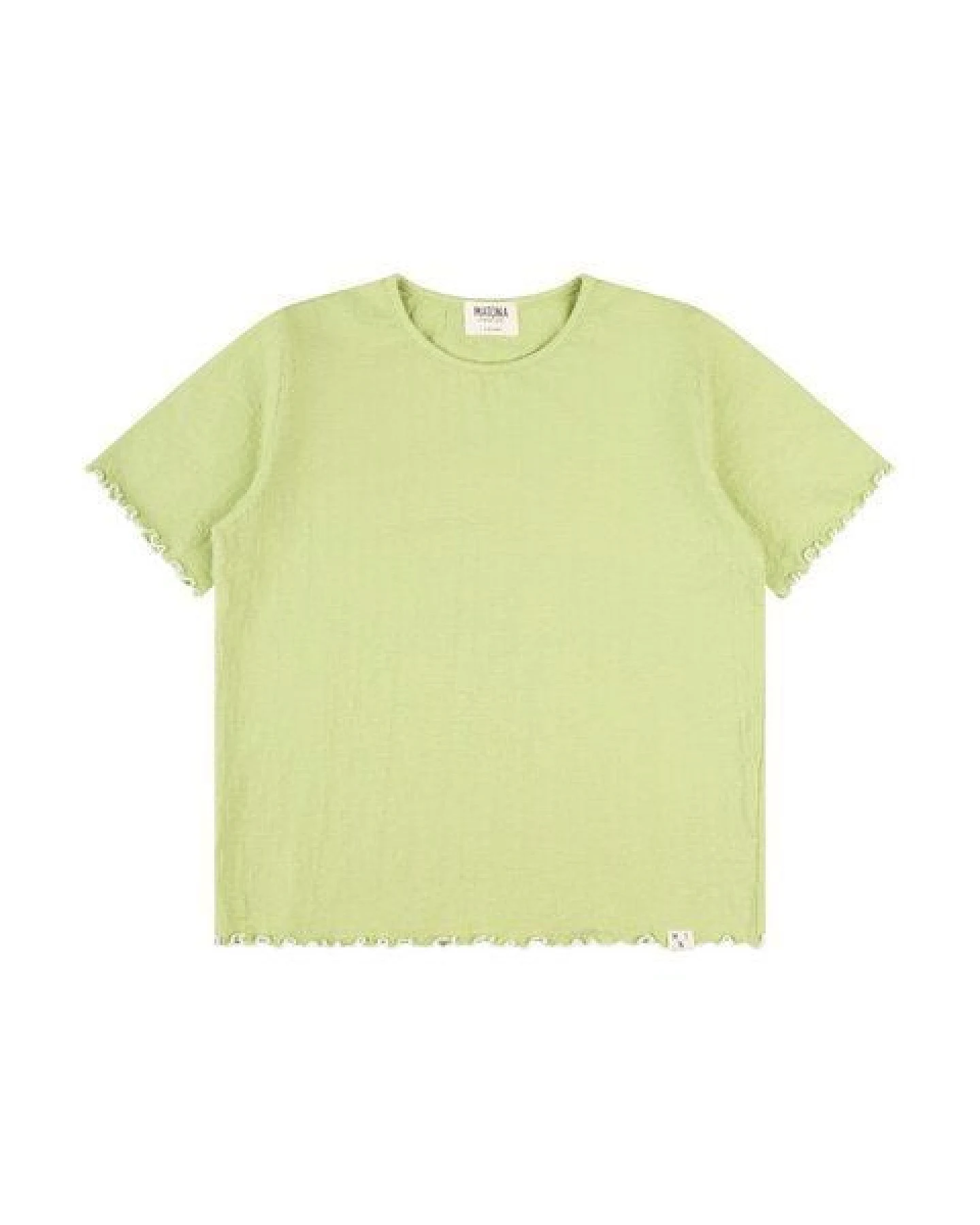 Matona Strukturiertes T-Shirt mit Kräuselsaum für Kinder / Curly Tee – Ansicht 4