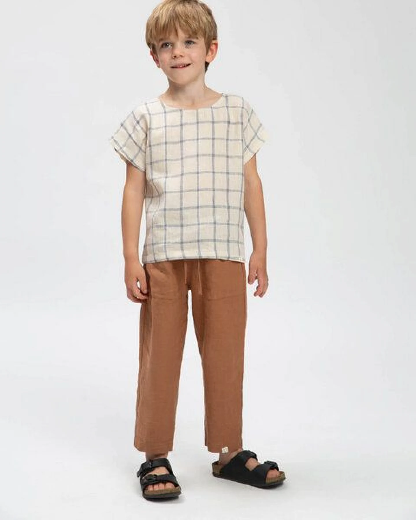 Matona Lockeres Leinen T-Shirt für Kinder / Easy T-Shirt – Ansicht 3