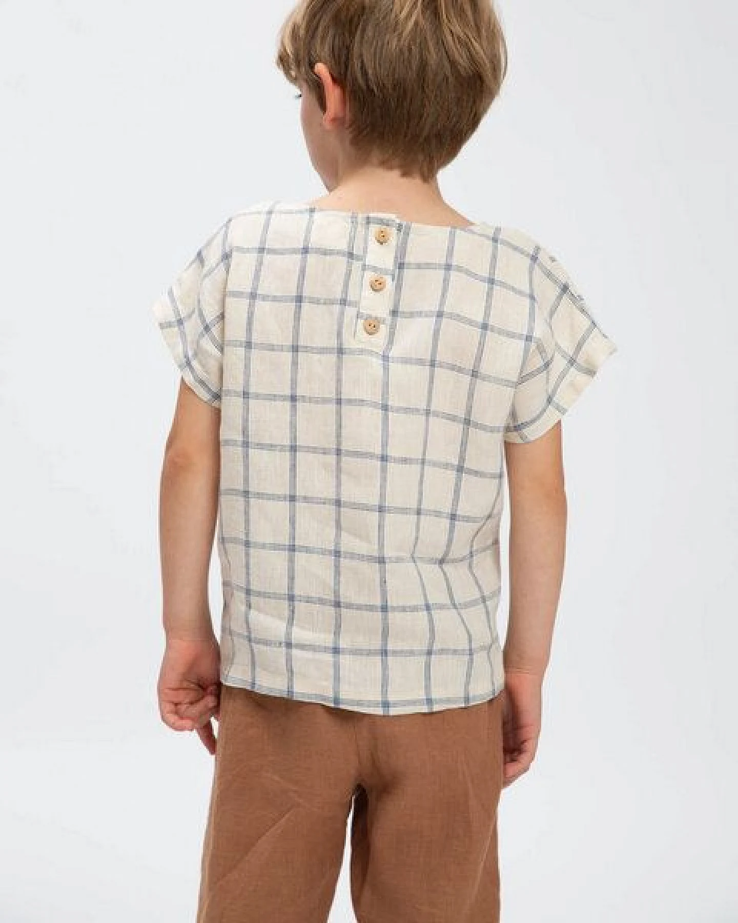 Matona Lockeres Leinen T-Shirt für Kinder / Easy T-Shirt – Ansicht 2