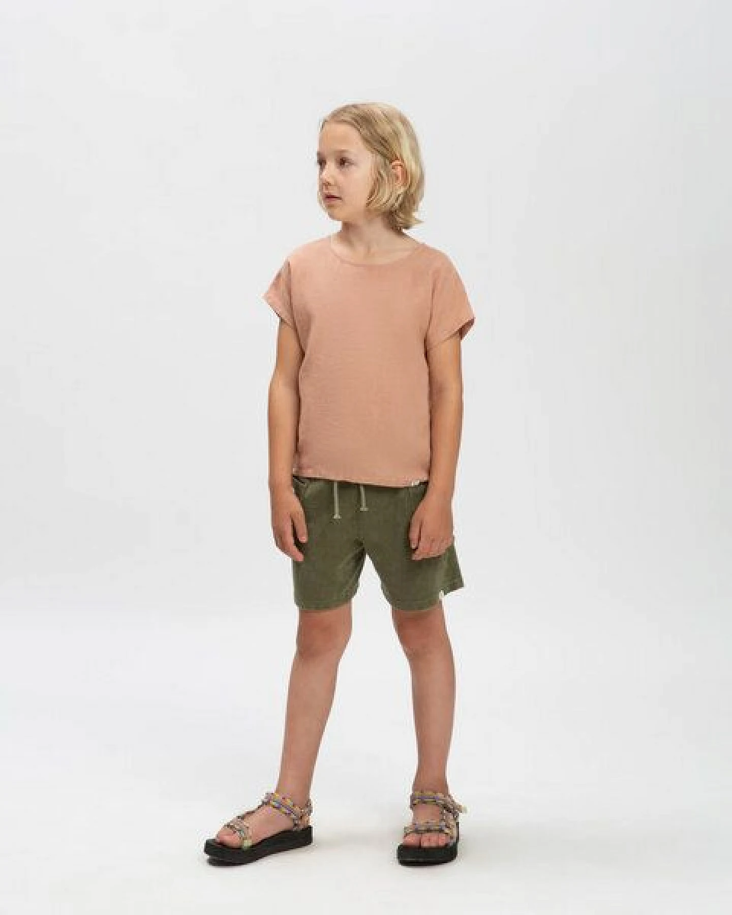 Matona Lockeres Leinen T-Shirt für Kinder / Easy T-Shirt – Ansicht 3